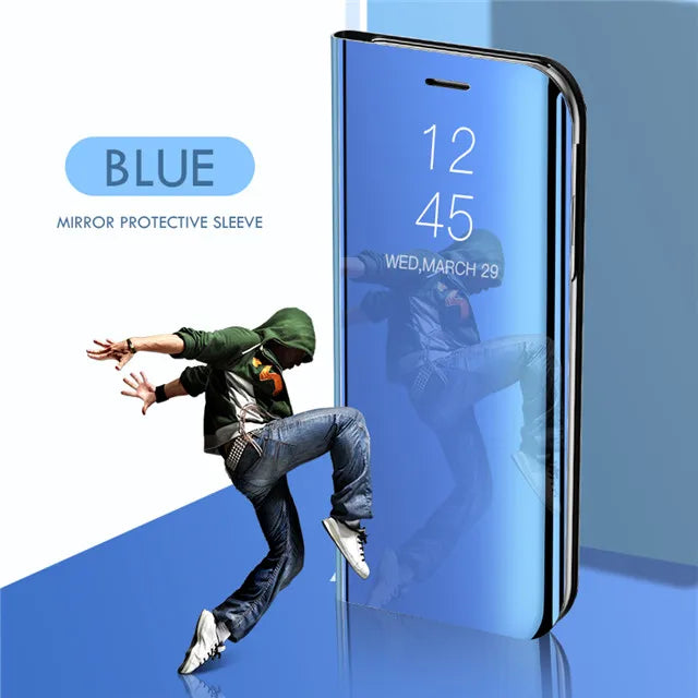 Luxuriöse Leder-Spiegelhülle Xiaomi