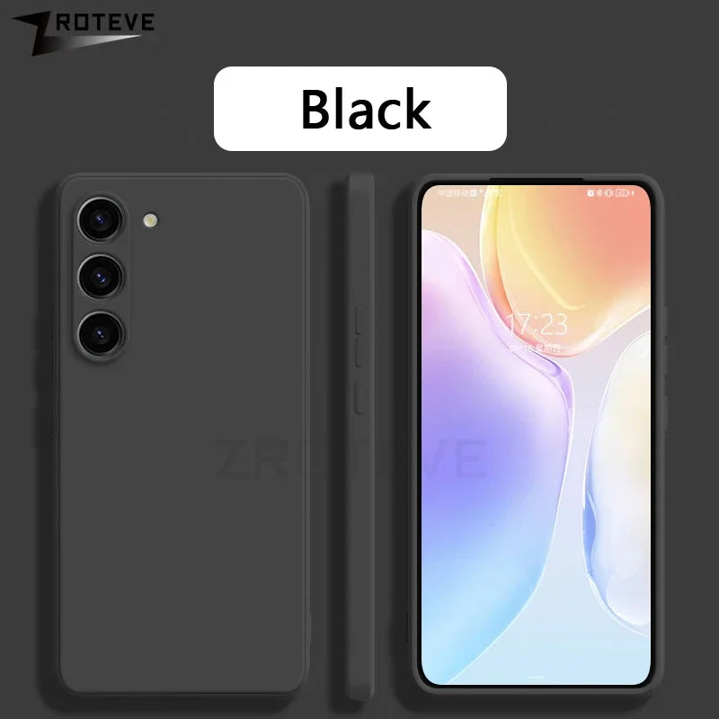 Weiche Silikonhülle für Samsung Galaxy S25 Modelle