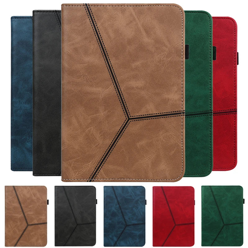 Leder Flip-Hülle für iPad 10,2 & 9,7 Zoll