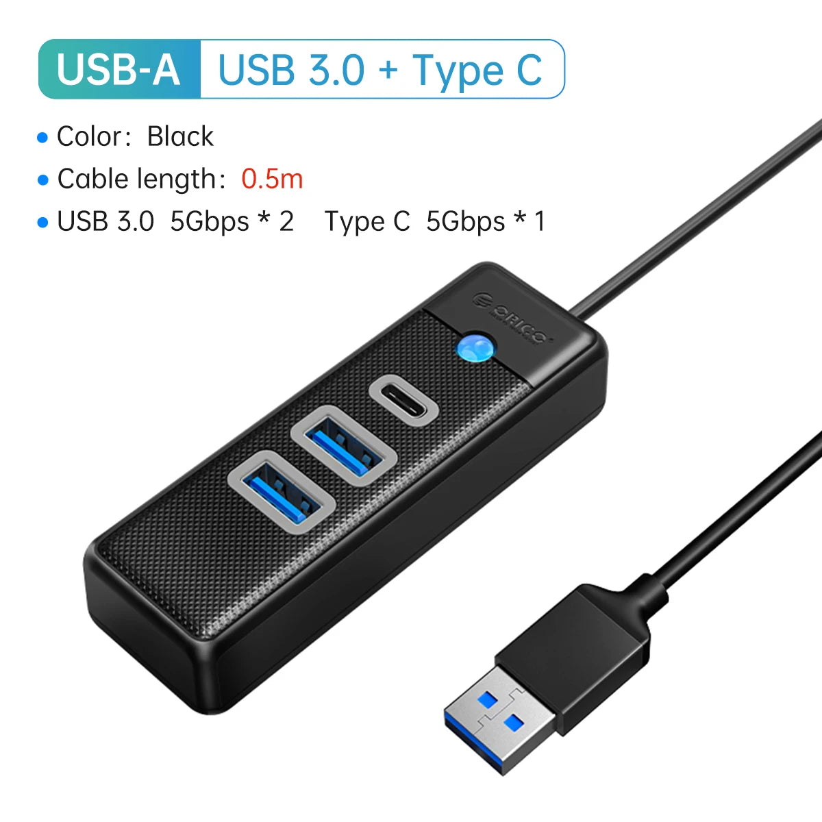 ORICO USB 3.0 HUB 4-Port Typ-C Splitter