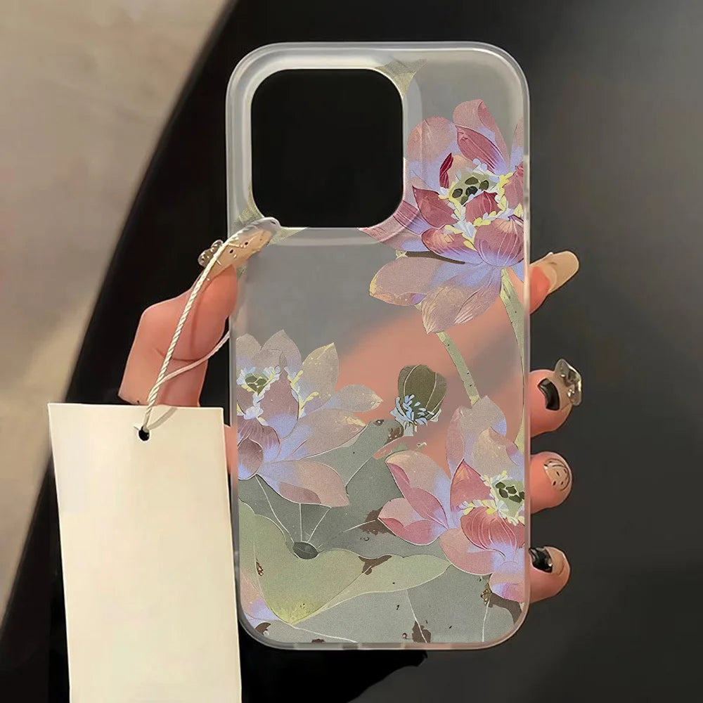 Floral phone case for iPhone 17 Pro Slim Case