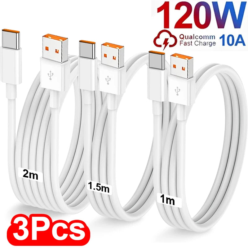 120W USB A auf Typ C Schnellladekabel