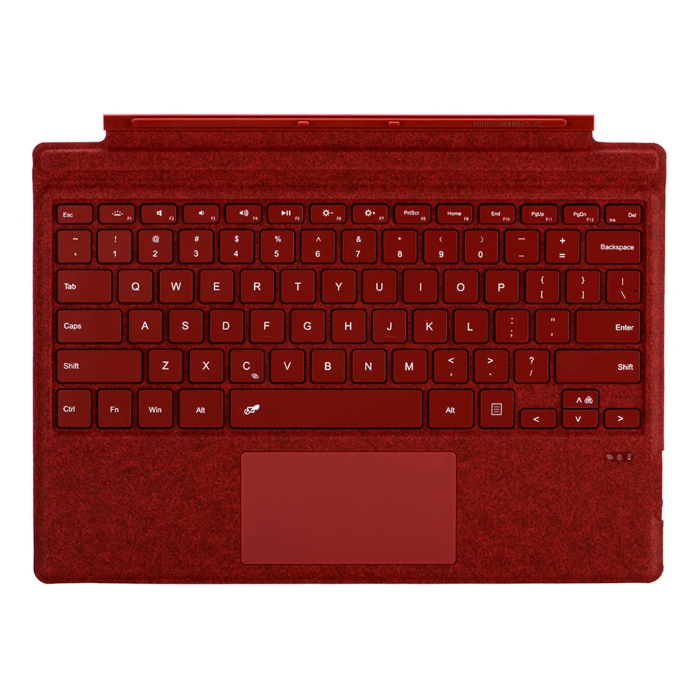 Bluetooth Typ Cover Tastatur mit Trackpad und 7-Farben Beleuchtung für Microsoft Surface Pro 3 4 5 6 7+