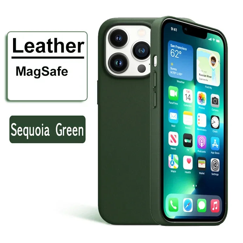Offizielle MagSafe Lederhülle iPhone