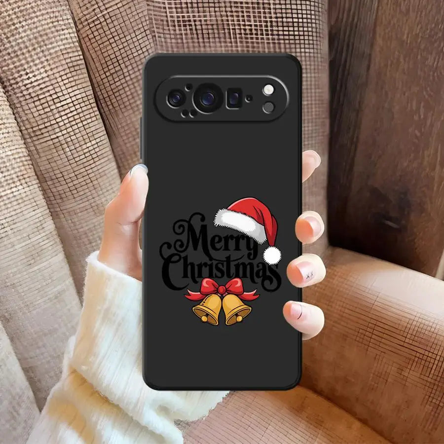 Schwarze Soft Shell Hülle für Google Pixel 8 9 und 10