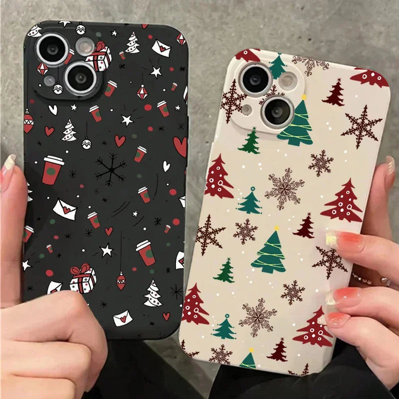 Winter Schneeflocken Hülle für iPhone 16