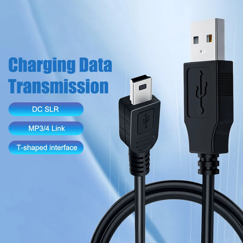 USB 2.0 Kabel 0,8 m Mini B 5 Pin