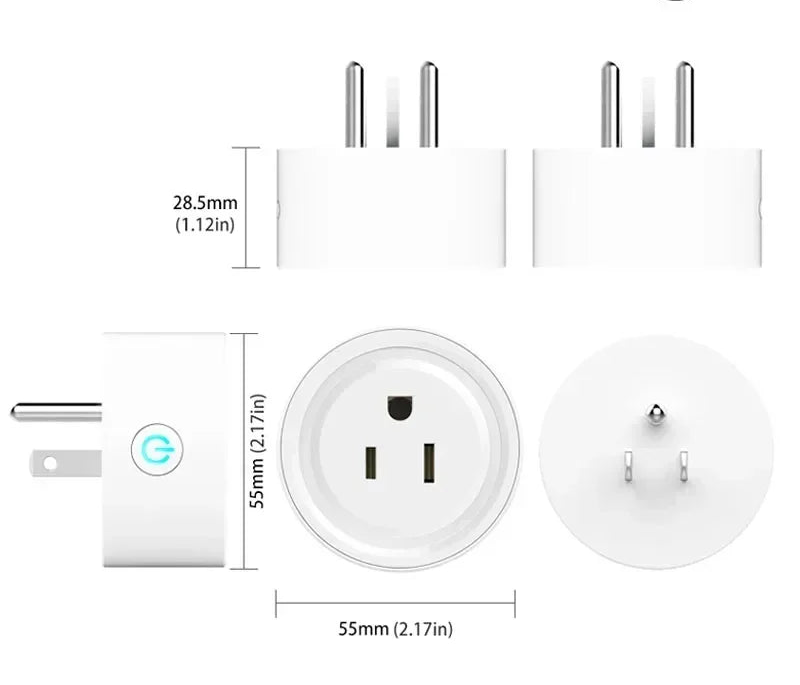 WiFi Smart Plug EU/UK/US mit App & Alexa Steuerung