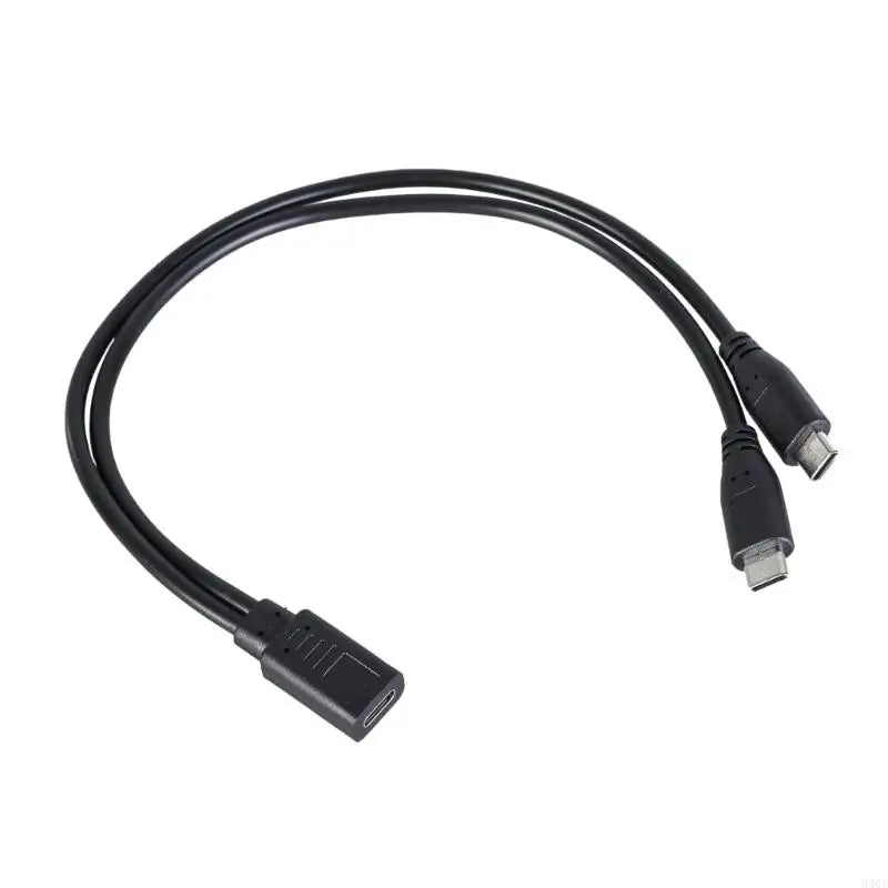 USB-C Y-Splitter Kabel 1 Buchse auf 2 Stecker
