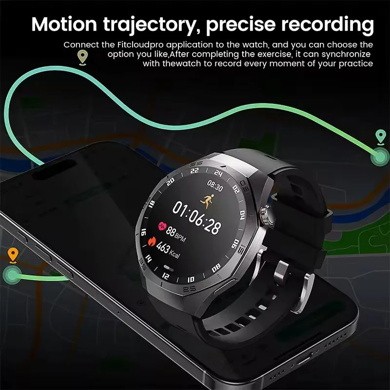 GT5 Pro Smartwatch Herren, AMOLED, GPS, Bluetooth Anruf