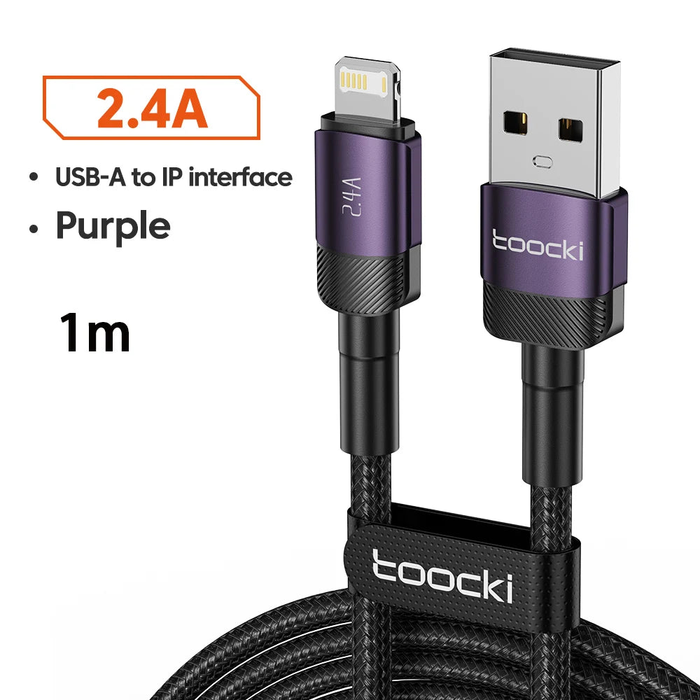 Toocki USB Schnellladekabel für iPhone