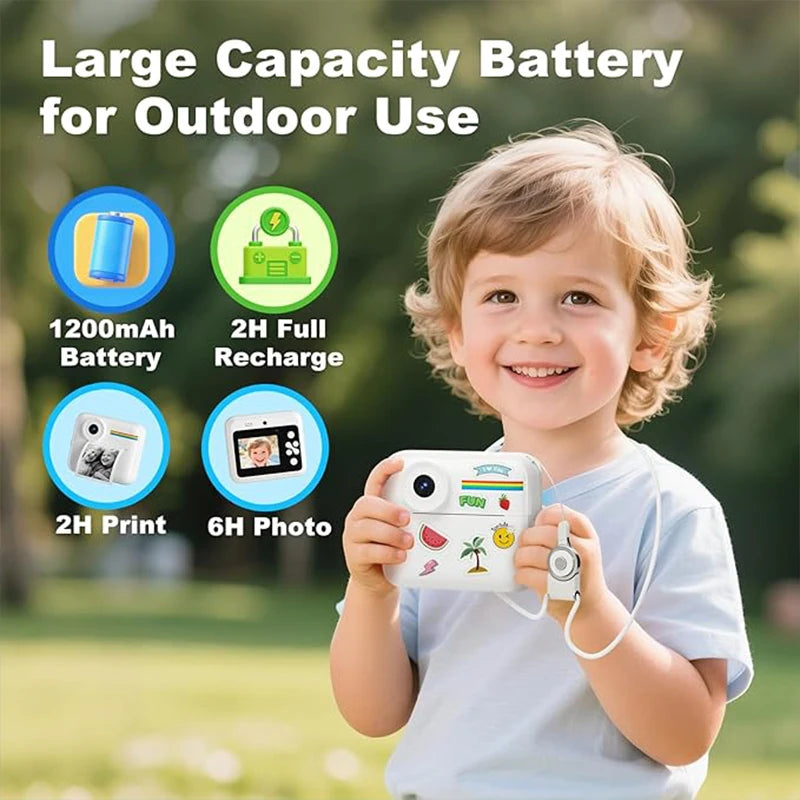 Mini Kinderkamera Sofortdruck Tragbare HD Digitalkamera