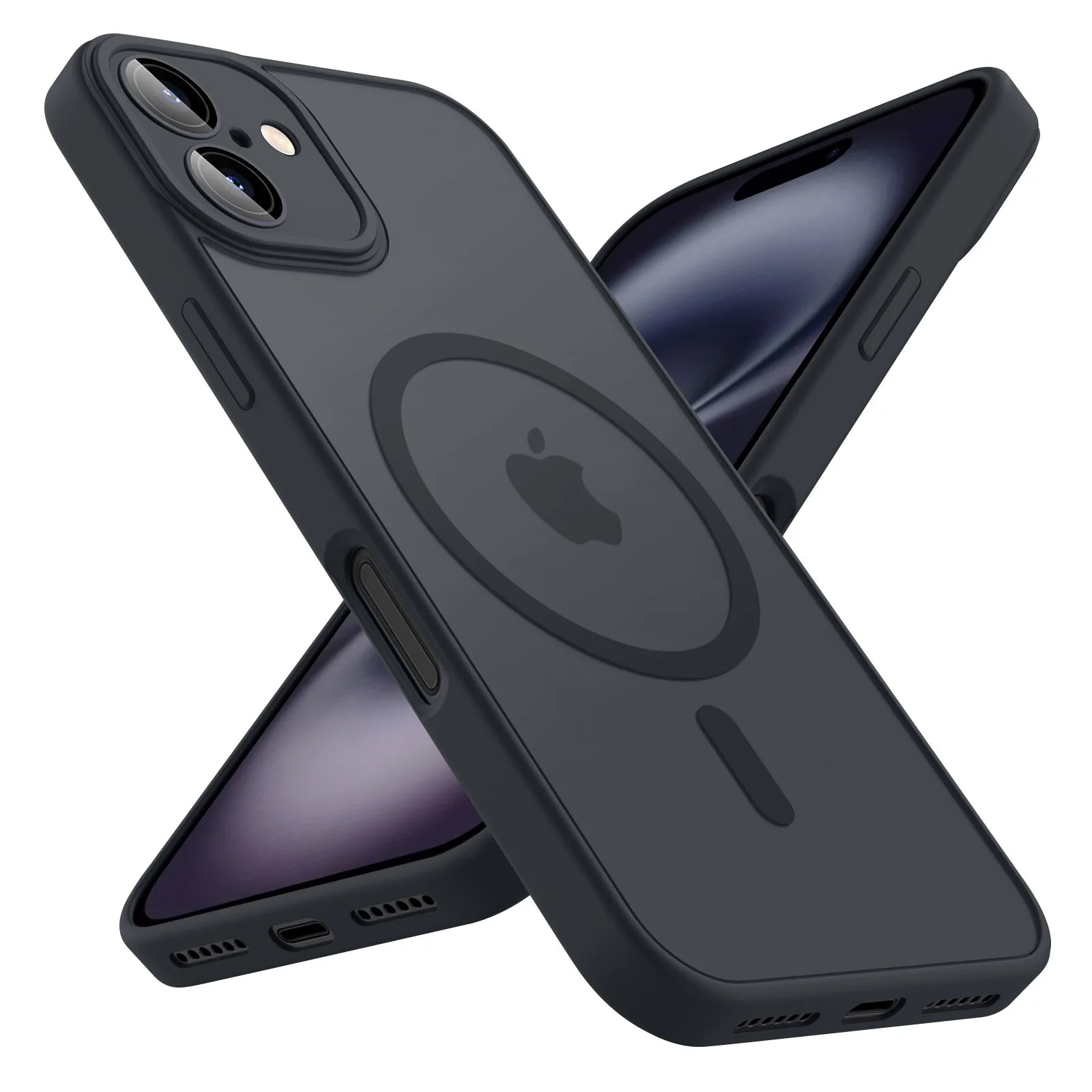 Mattierte Magnethülle iPhone 16–11 Pro