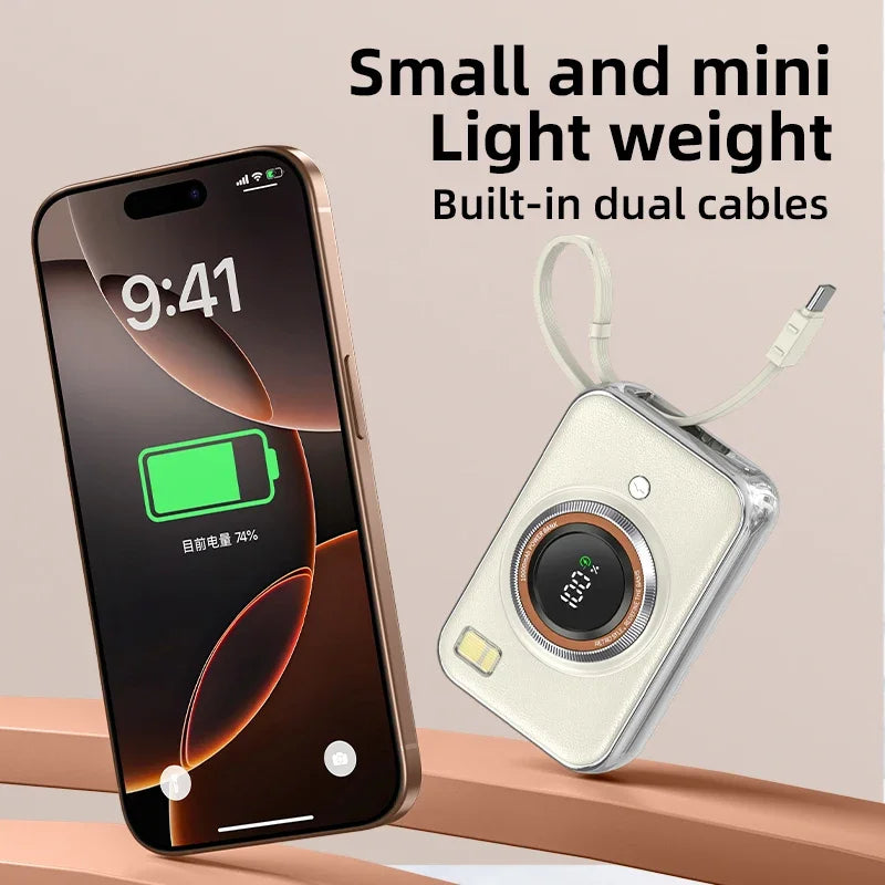 Mini Powerbank 10000mAh 66W Schnell