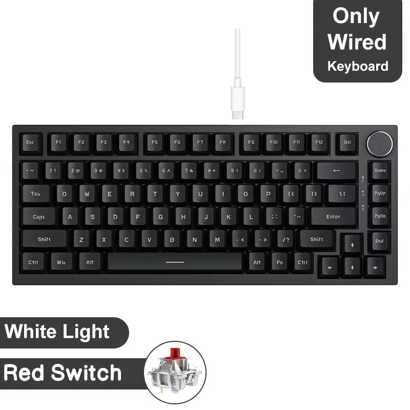 Ajazz AK820 Pro Gaming-Tastatur 3in1