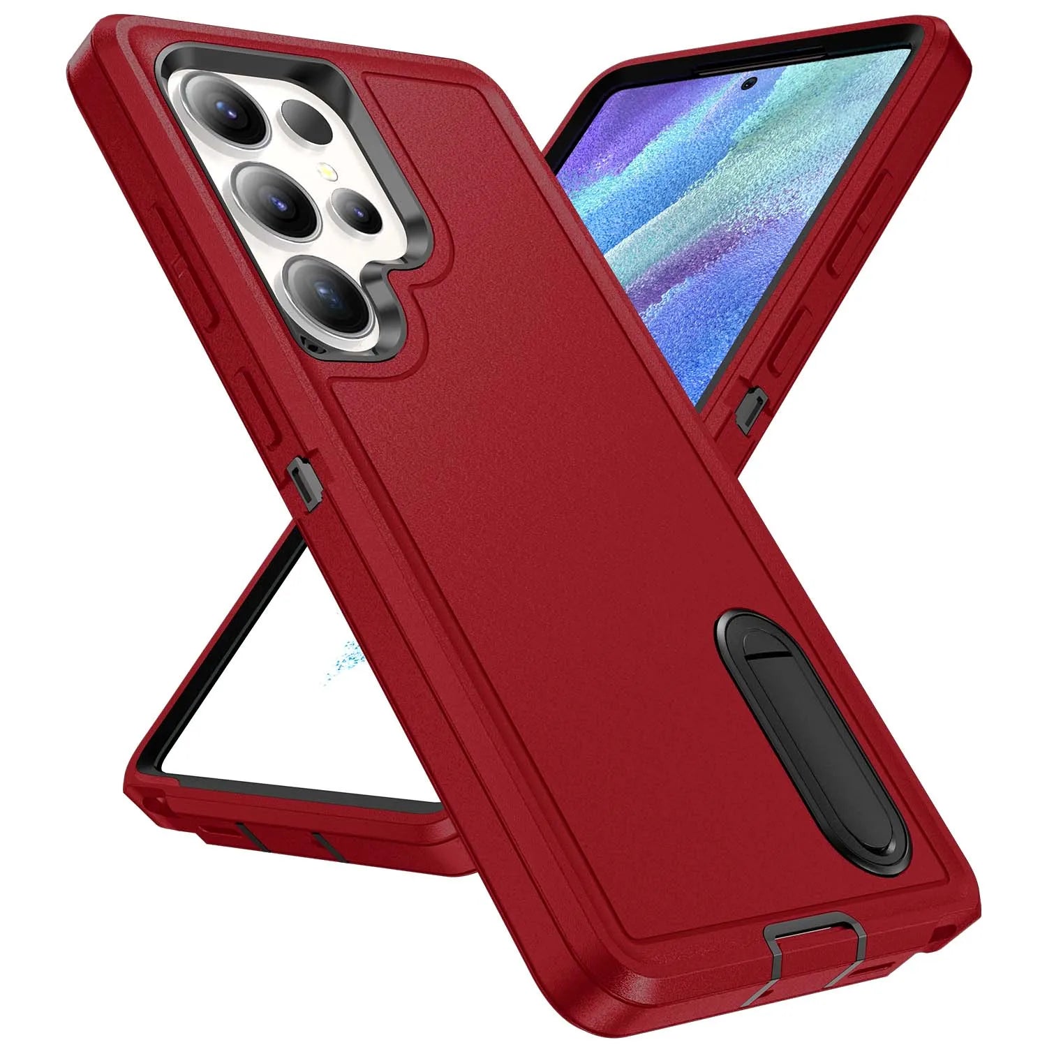 Robuste 3-in-1 Hülle mit Ständer für Galaxy S25–A56