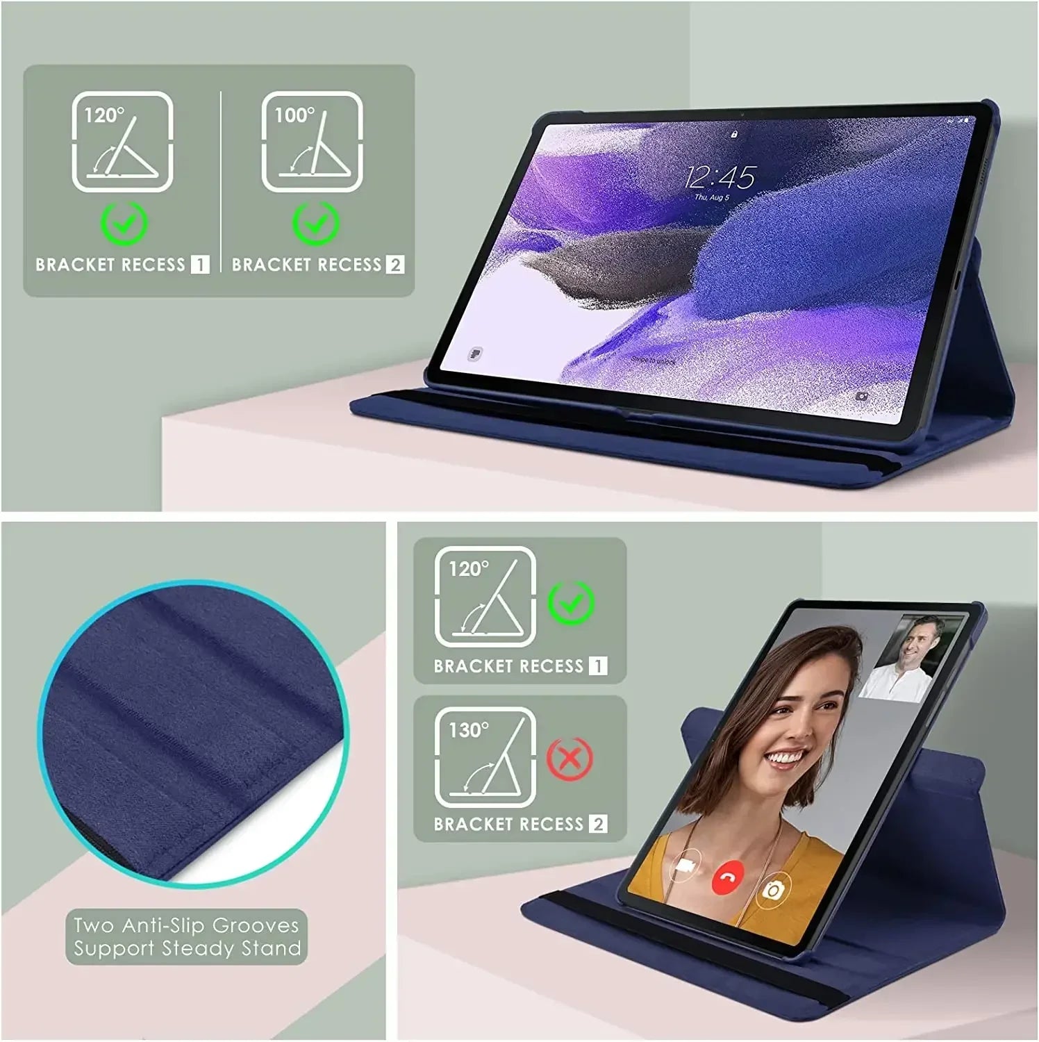 360° Drehhülle Samsung Galaxy Tab