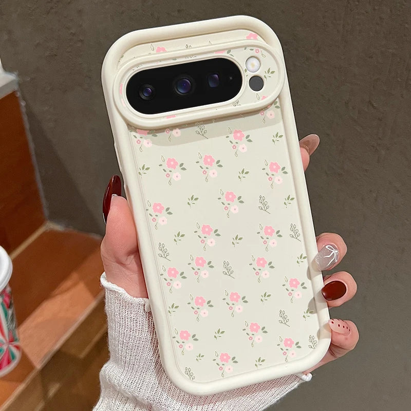 Romantische Blumen TPU Hülle Pixel