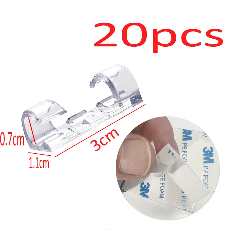 USB Kabelclips Selbstklebend für Ordnung Zuhause Büro