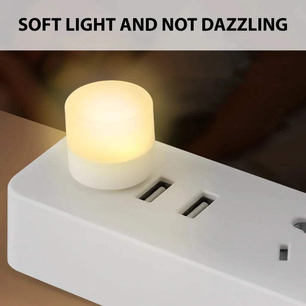 Mini USB Nachtlicht Warmweiß LED Lampe
