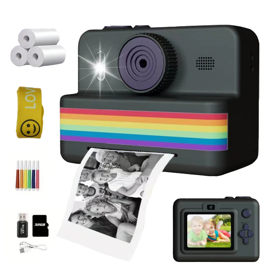 Tragbare Sofortbildkamera mit 2,8-Zoll Bildschirm