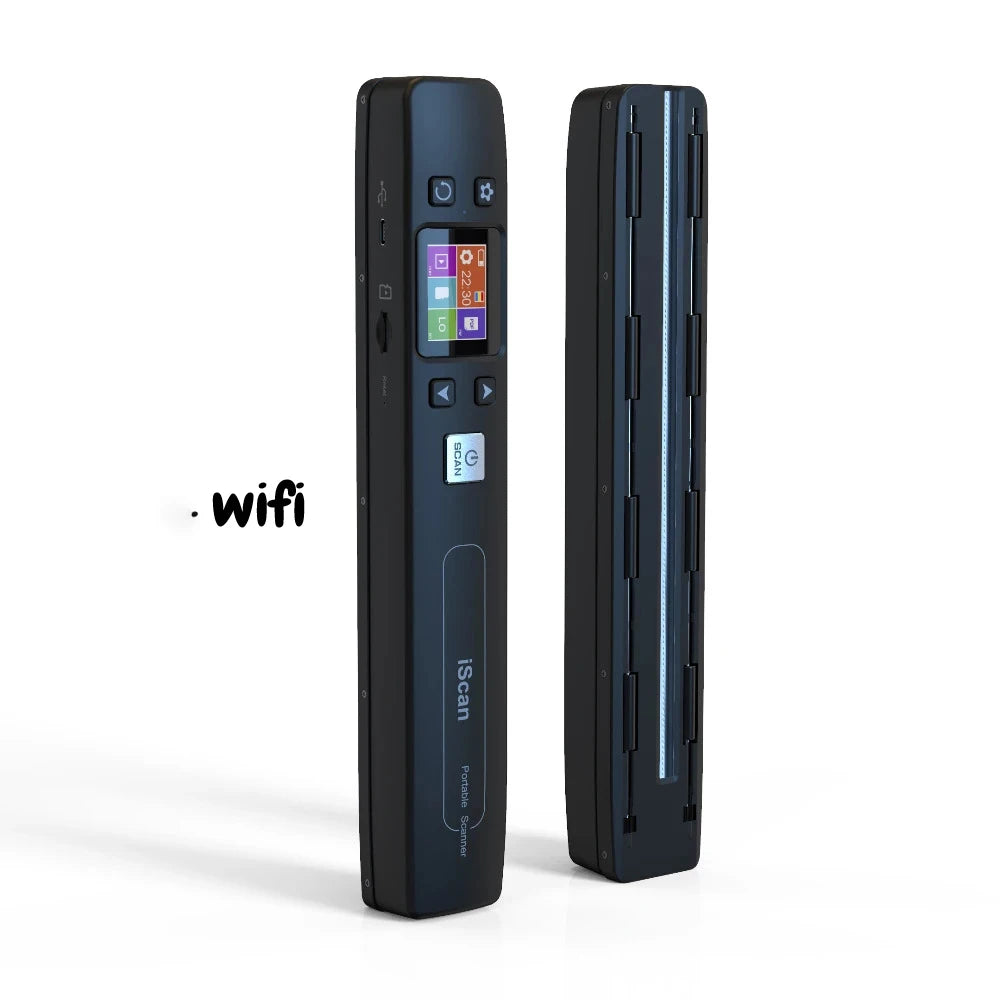 Tragbarer iScan Foto-Dokumentenscanner 1050 DPI WiFi