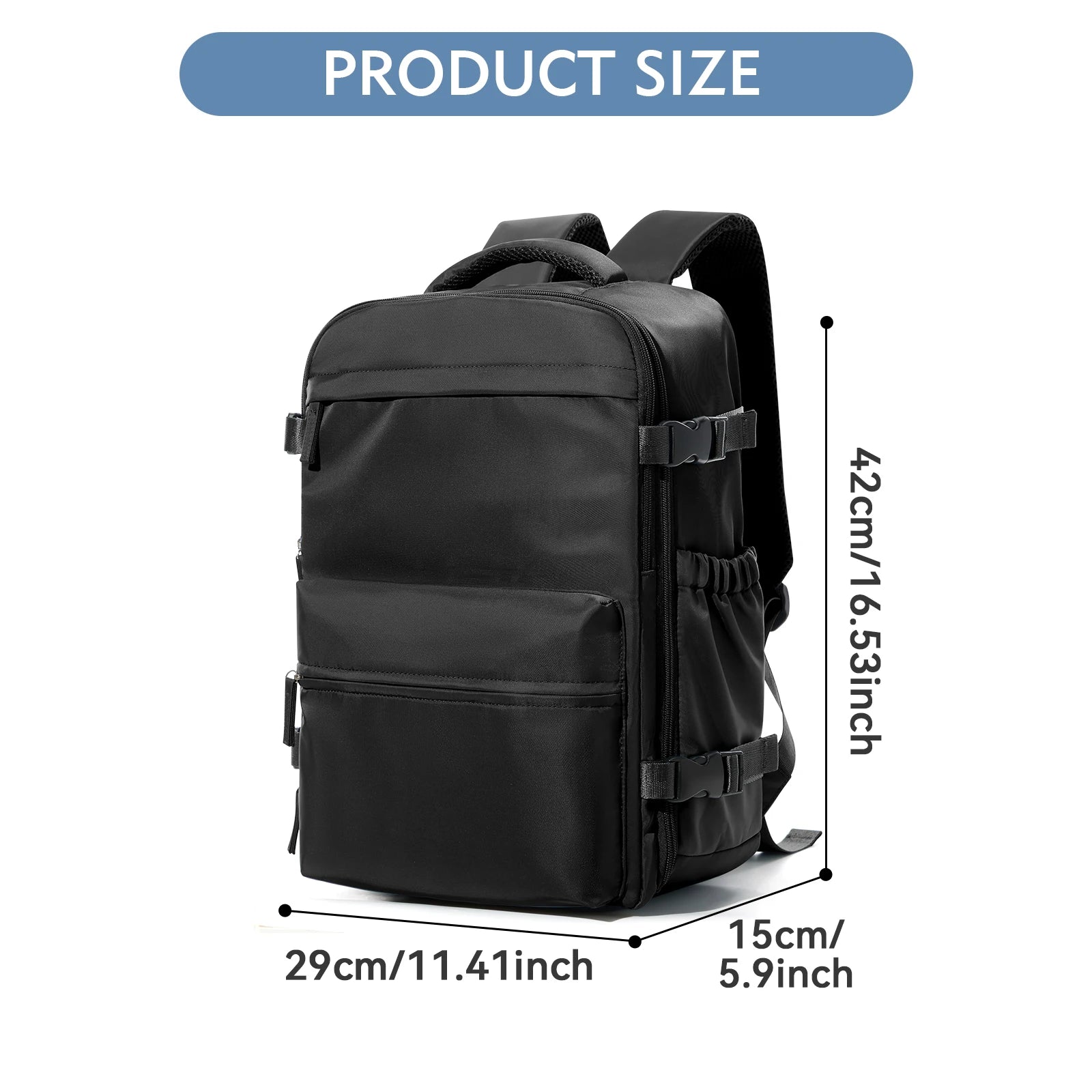 Erweiterbarer Reise-Laptop-Rucksack
