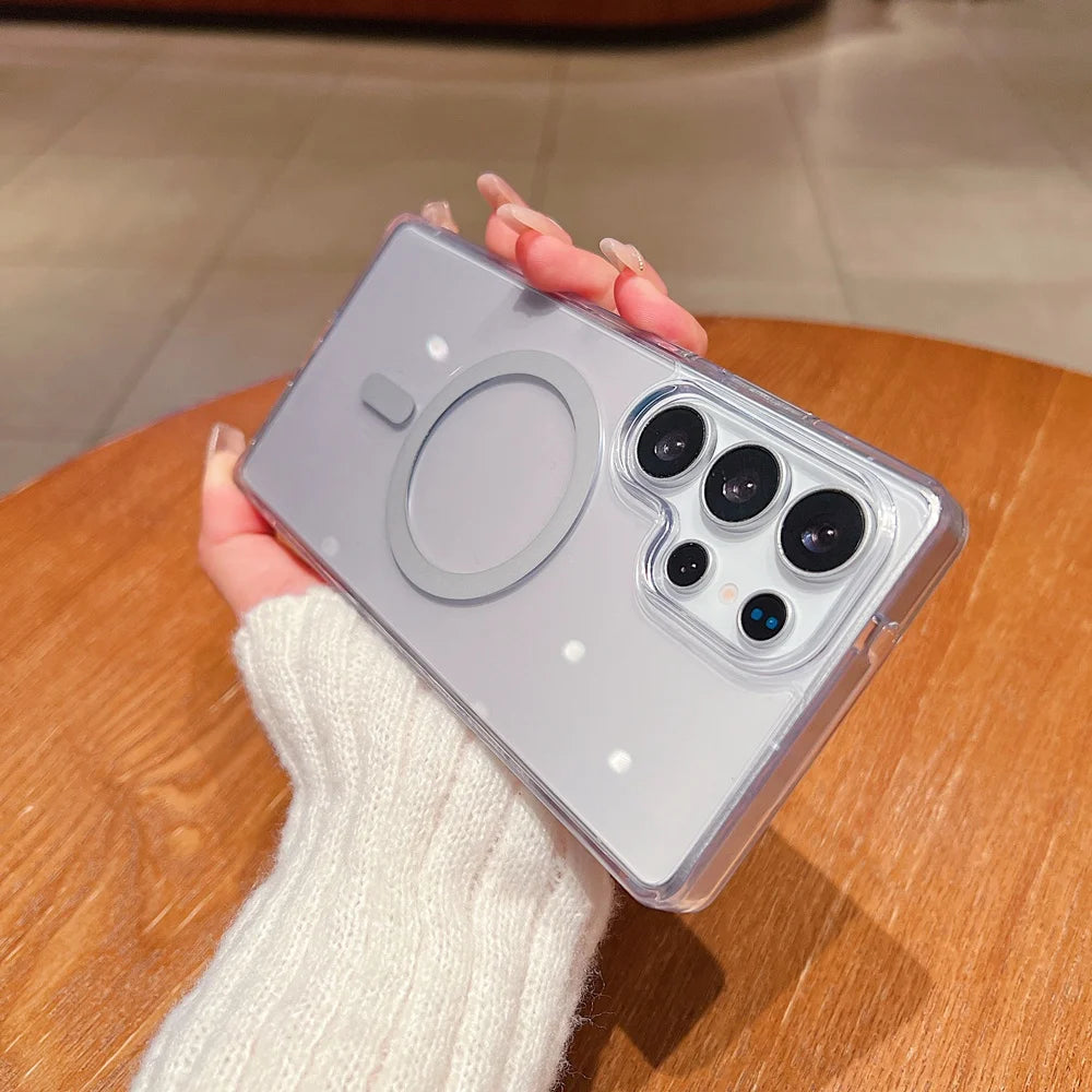 Luxus Magsafe Hülle mit Farbverlauf für Samsung