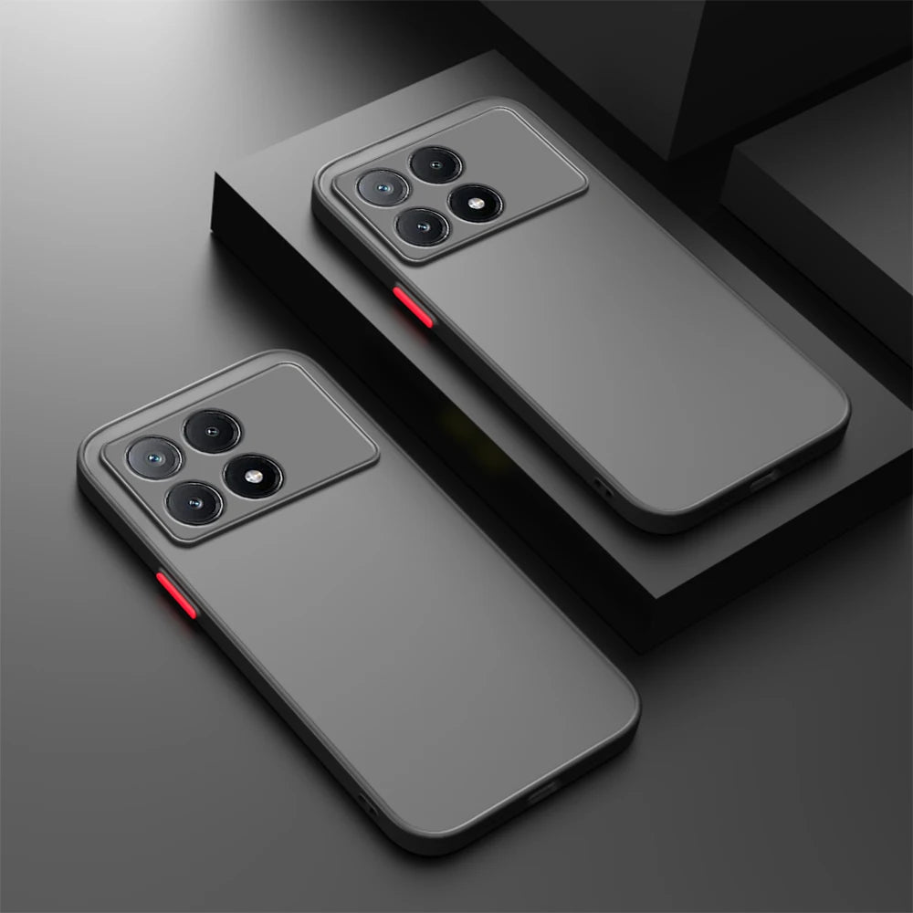 Matte stoßfeste Hülle für Xiaomi Poco Modelle