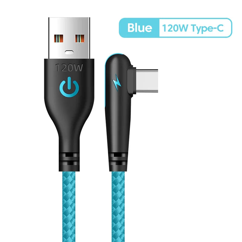 120W USB-C Schnellladekabel 6A