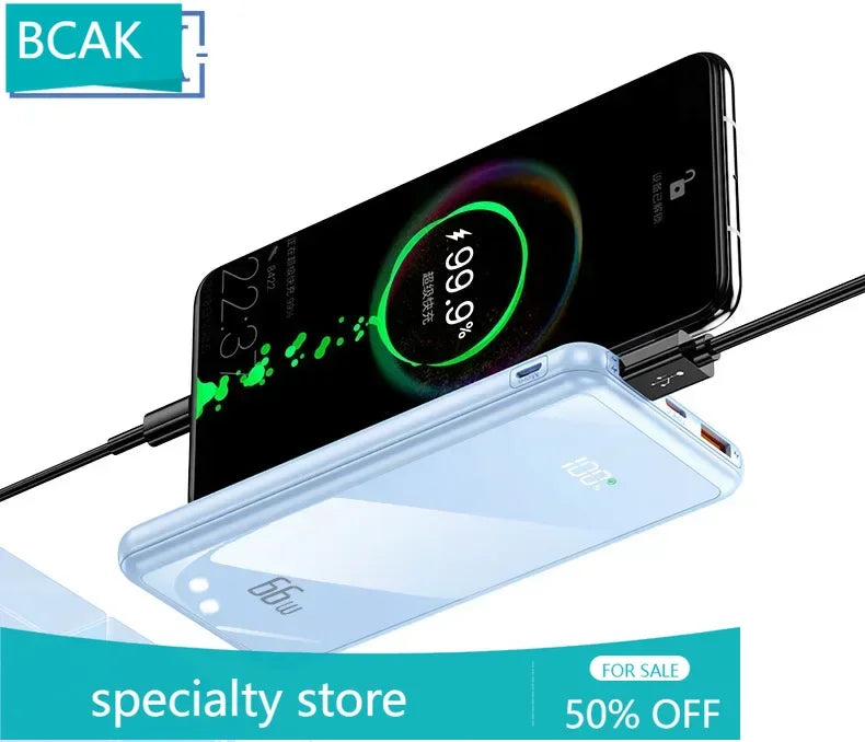 BCAK Powerbank 30000mAh Schnelllade