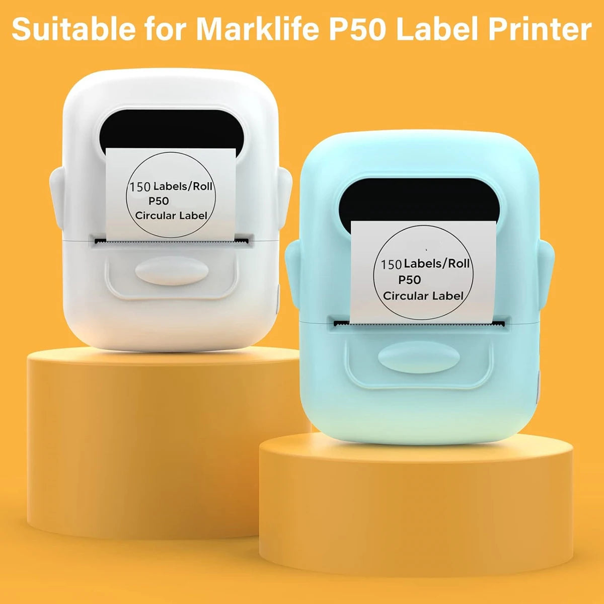 Marklife Mini Etikettendrucker Bluetooth Tintenlos Büro