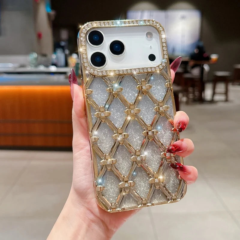 Luxus Bling Glitter Silikon Hülle für iPhone 17 Pro Max