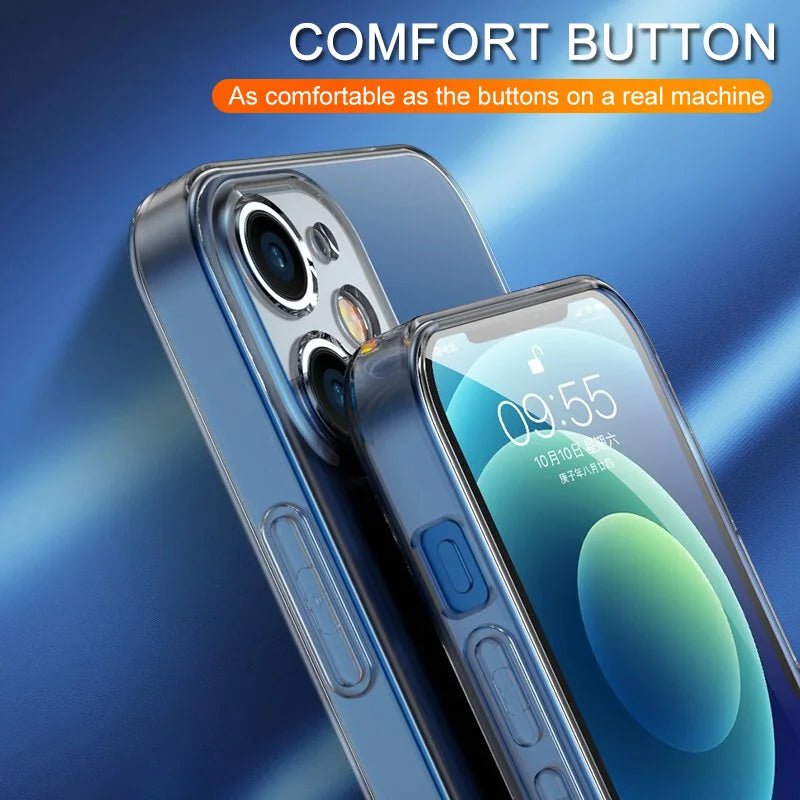 Ultradünne transparente Silikonhülle iPhone