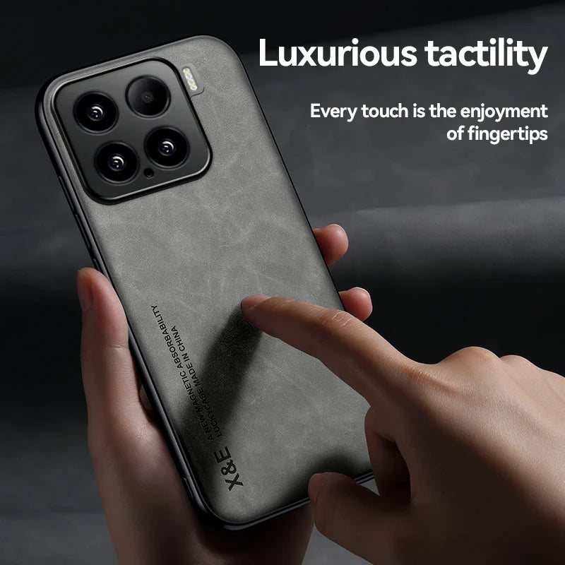 Xiaomi 15 Lederhülle mit Softback