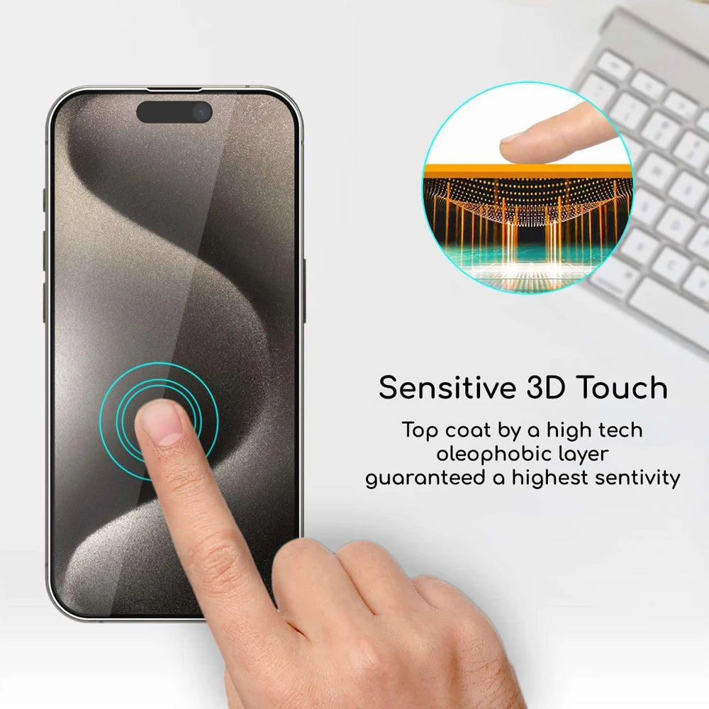 Klarglas iPhone Schutzfolie 1–3 Stück