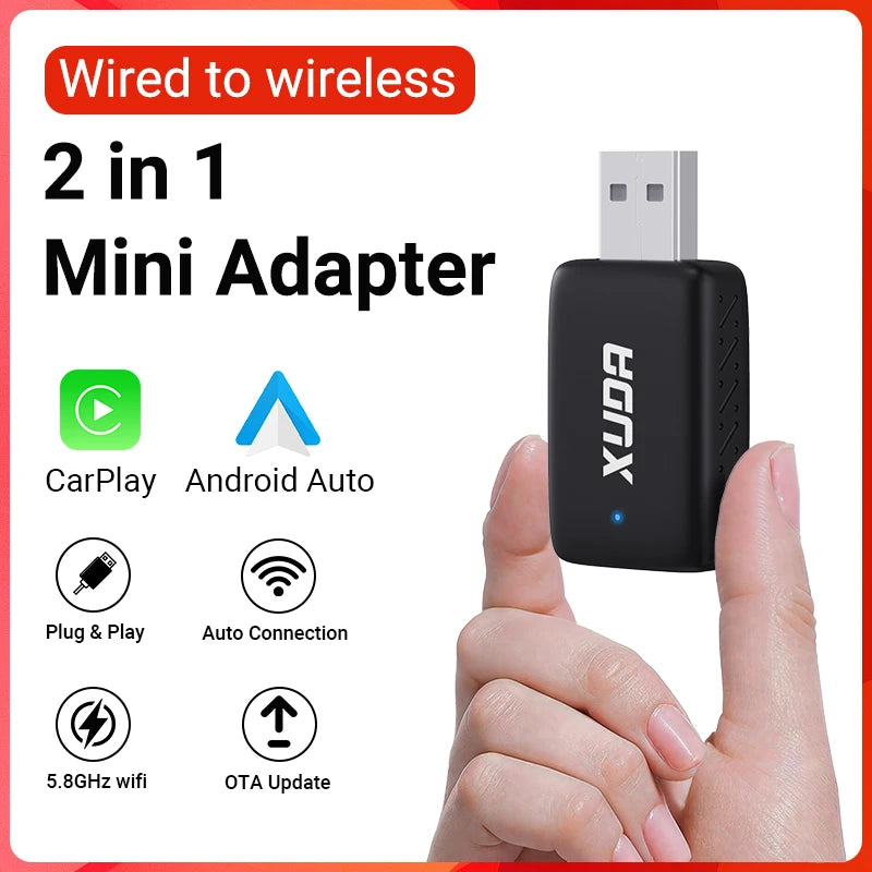 Neuer 2in1 Kabel zu Wireless CarPlay Adapter