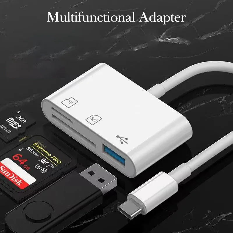 SD TF Kartenleser USB für iPhone & Samsung