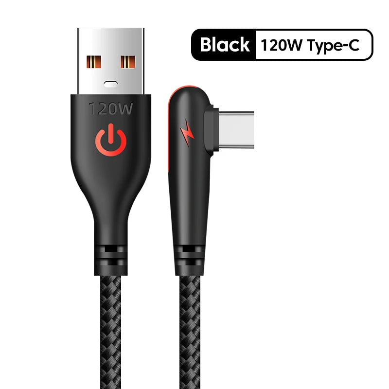 120W USB-C Schnellladekabel 6A