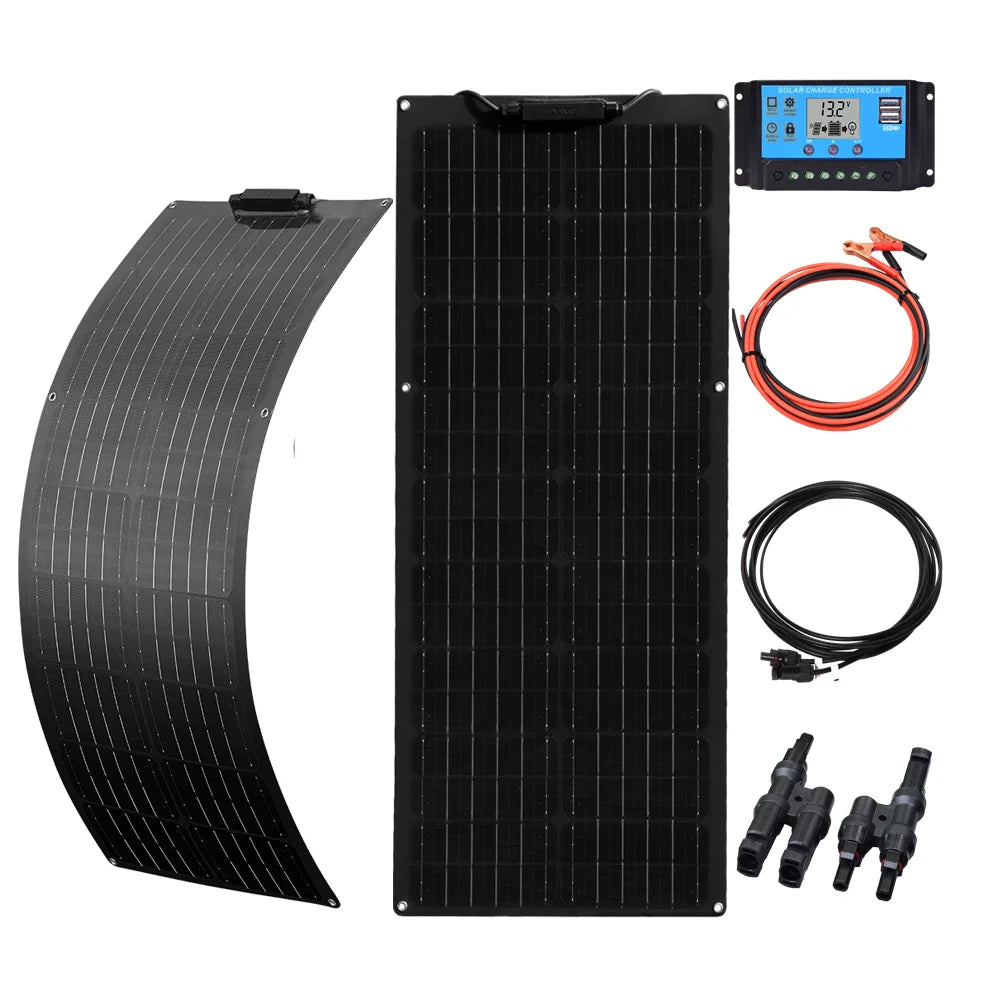 50W 12V Solarmodul Starter Kit für Wohnmobil & Camper