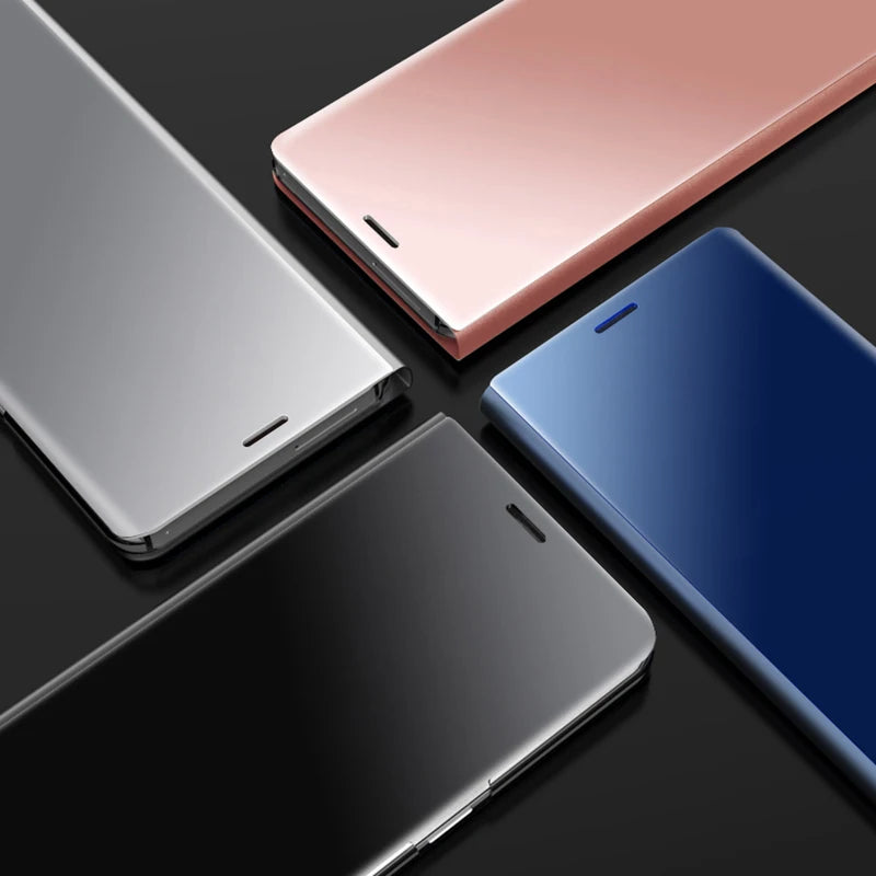 Luxuriöse Leder-Spiegelhülle Xiaomi