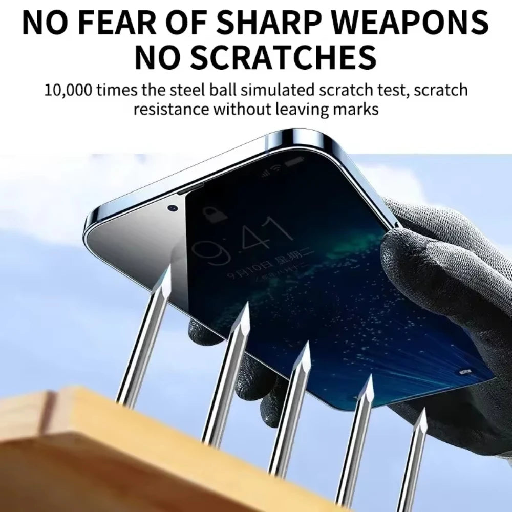 4 Stück iPhone Privacy Schutzglas