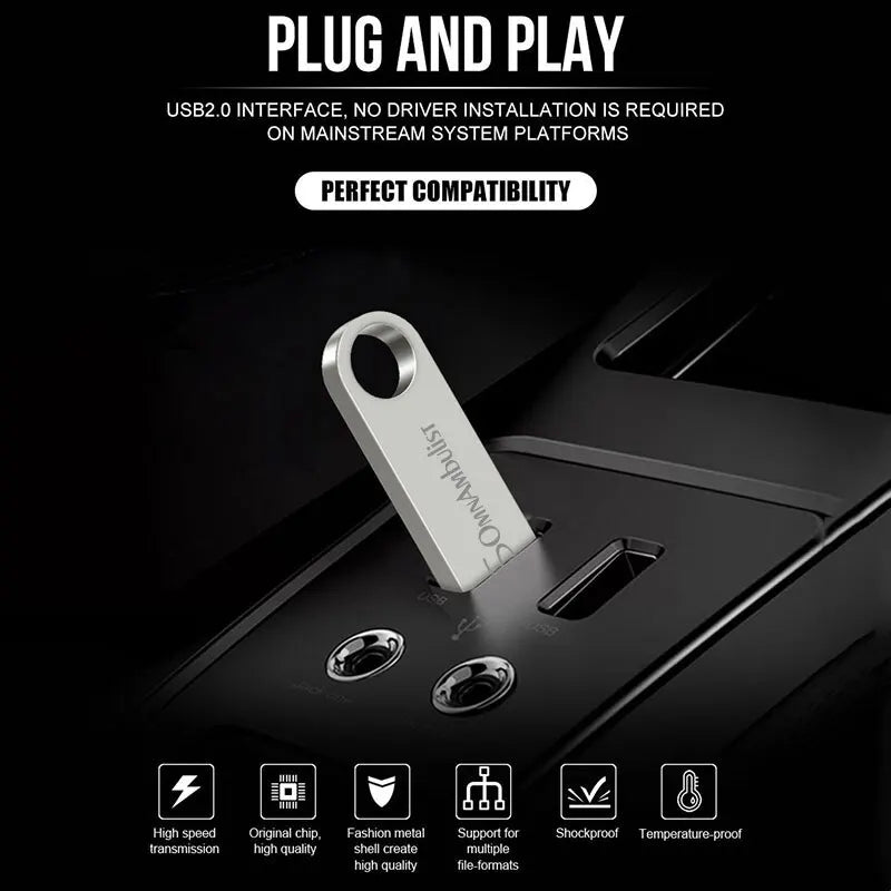 SomnAmbulist USB 2.0 Pen Drive 128 GB