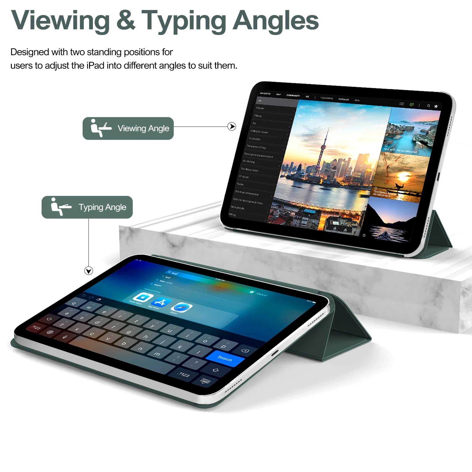 ZOYU Magnetische Hülle für iPad 2022