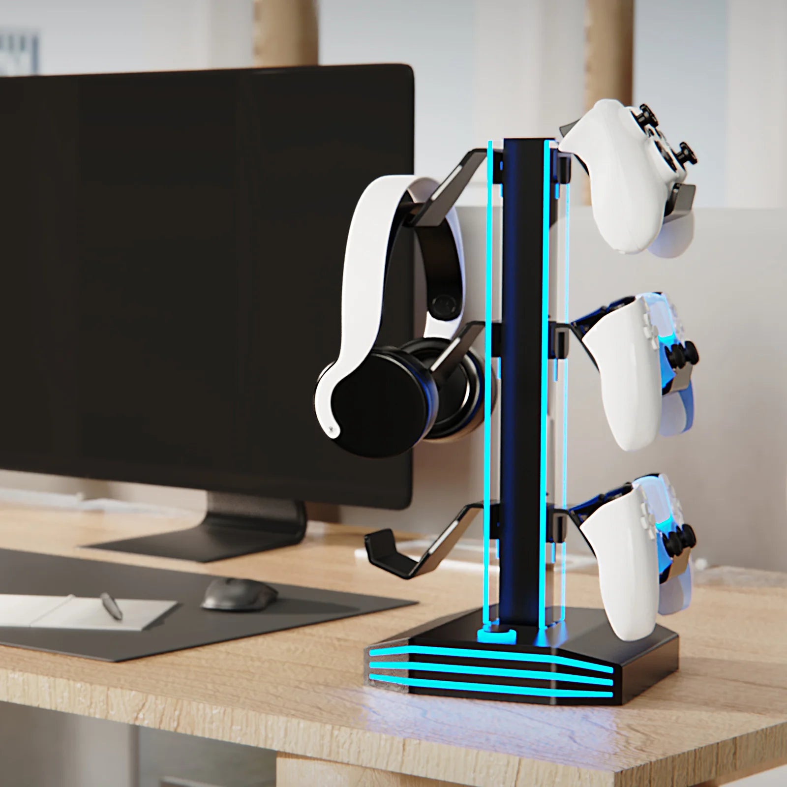 Universal Gaming Controller and Headphone Stand RGB