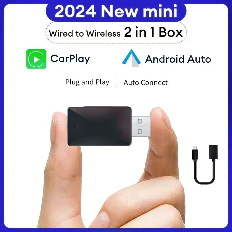 Kabelloser CarPlay Adapter Android Auto 2in1