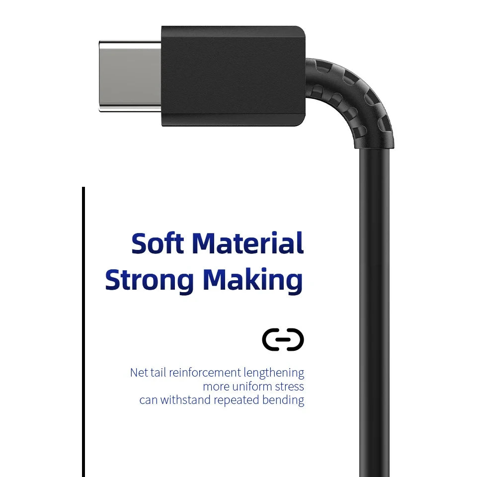 2 Stück 45W USB-C Schnellladekabel