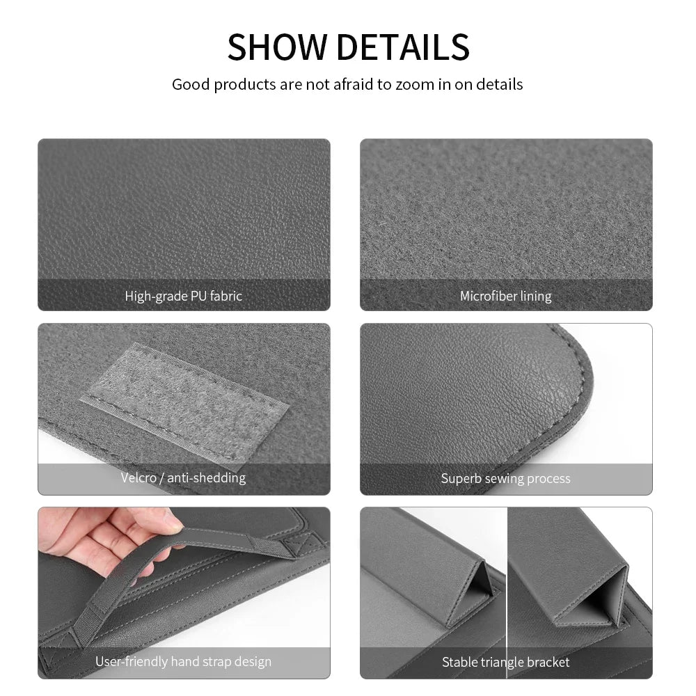 PU Leder Laptop-Hülle für MacBook & Co.