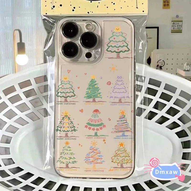 Süße Weihnachtsbaum Handyhülle für Samsung S26 S25