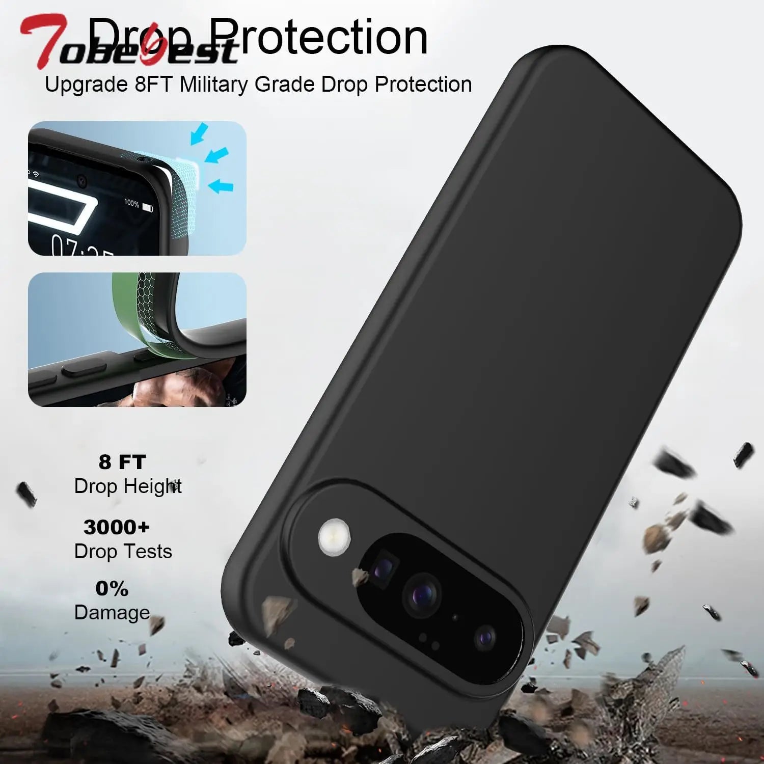 Flüssigsilikon Hülle für Google Pixel 10 Ultra Dünn